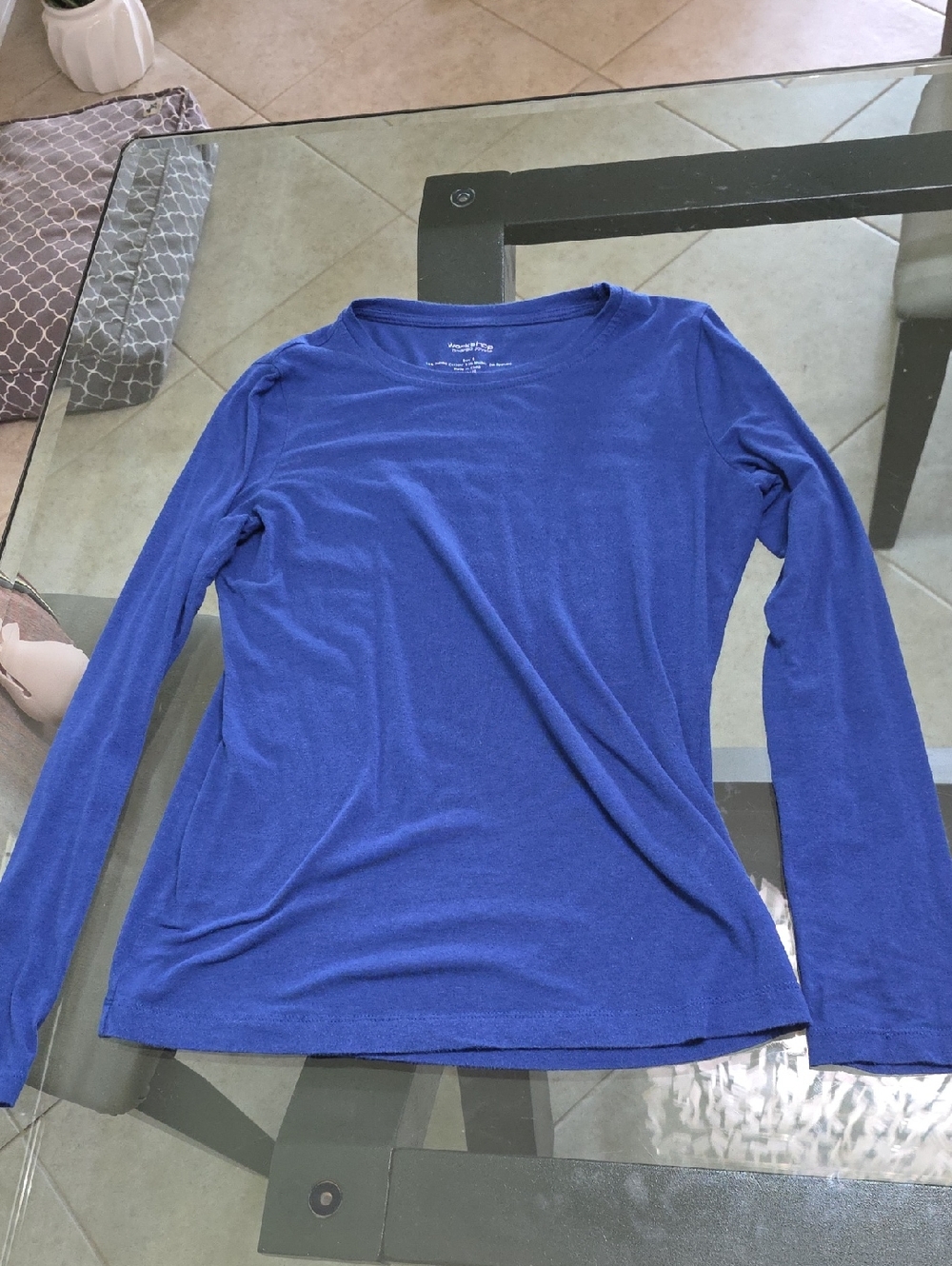Andrea Jovine Workshop Royal Blue Crewneck Tee